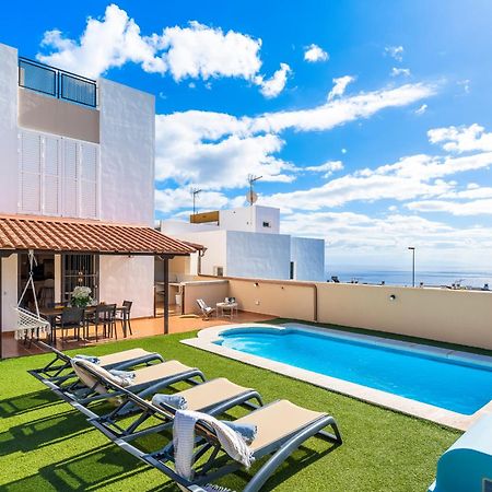 Villa Trueno Refugio De Lujo Con Piscina Climatizada Y Vistas 坎德拉里亚 外观 照片