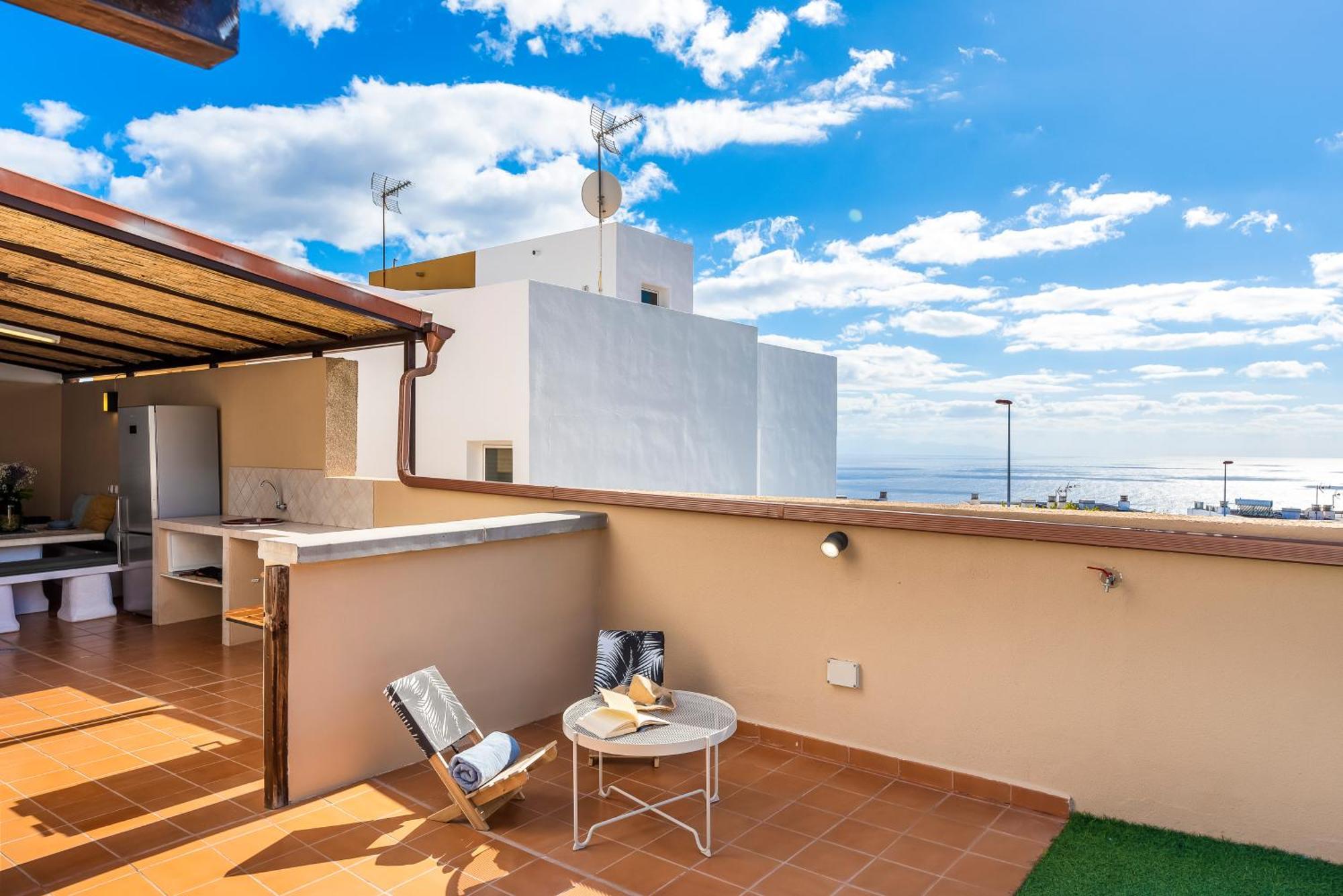 Villa Trueno Refugio De Lujo Con Piscina Climatizada Y Vistas 坎德拉里亚 外观 照片